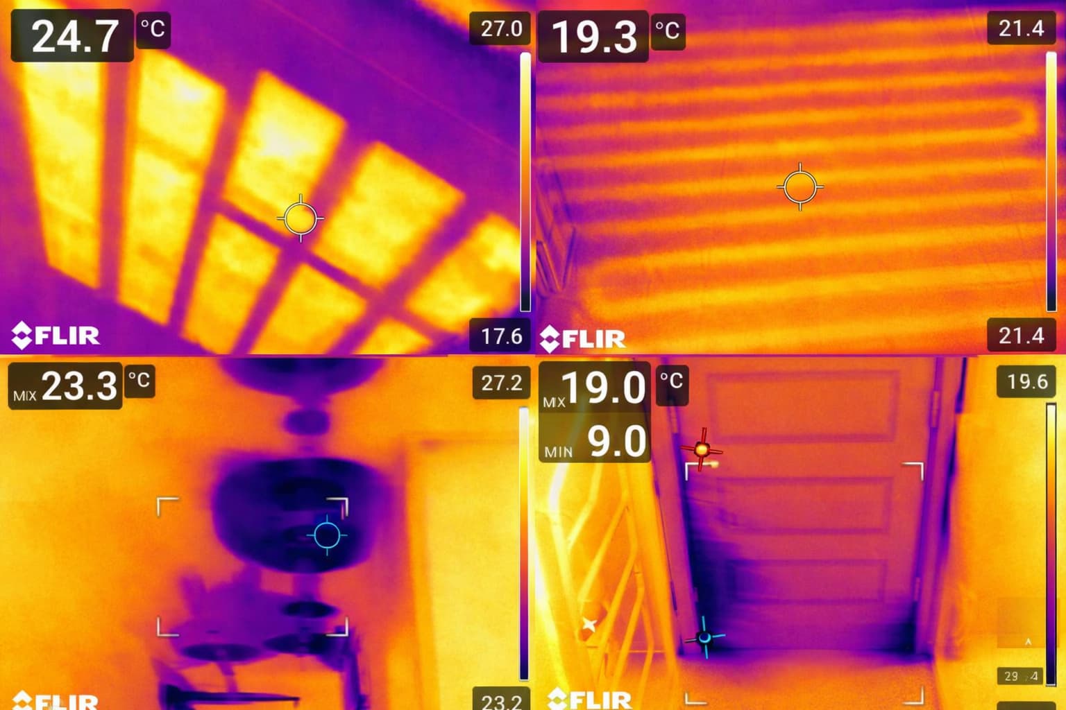 Inspection par caméra thermographique